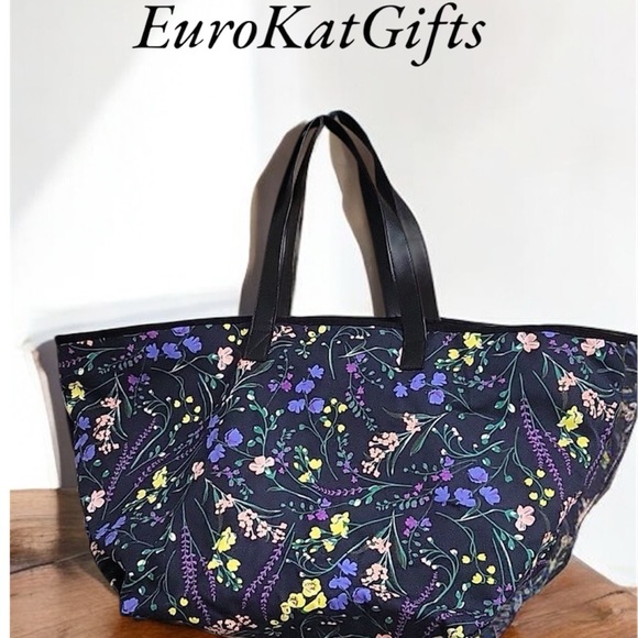 Victoria's Secret Floral Tote Bag Large NEW without Tags - Picture 5 of 6